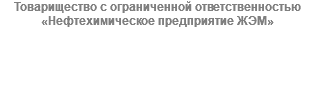 Товарищество с ограниченной ответственностью «Нефтехимическое предприятие ЖЭМ» 